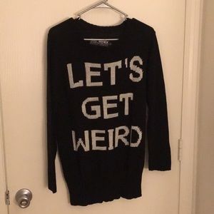 Jac Vanek Let’s Get Weird Sweater